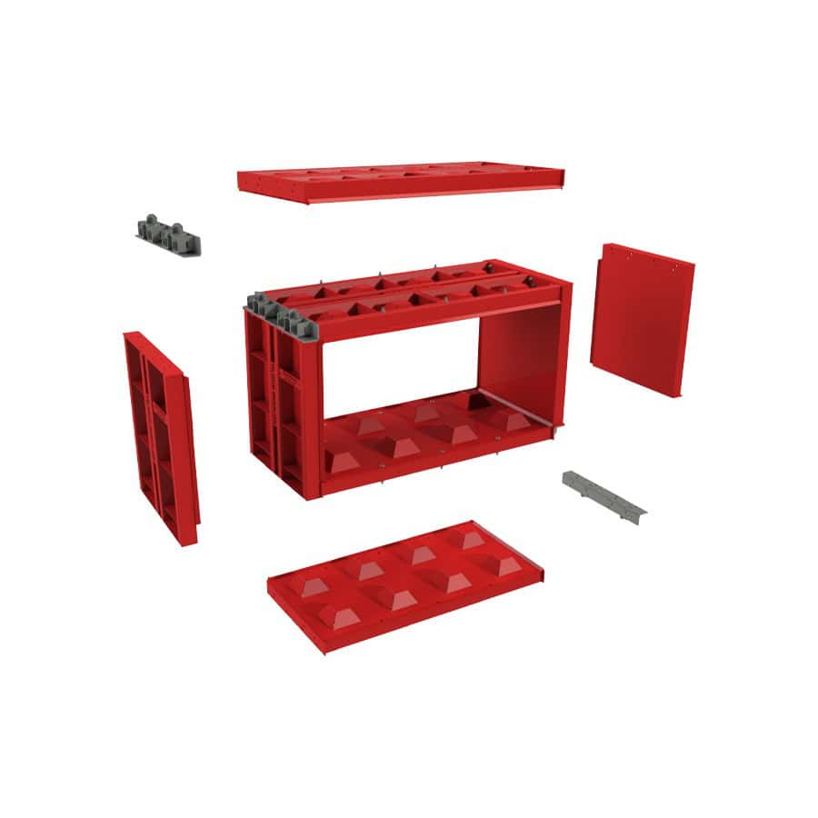 flexible concrete lego block mould