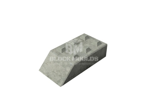 concrete block with oblique side 160x80x40