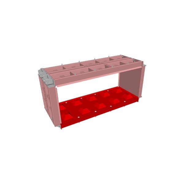 bottom plate concrete block mould
