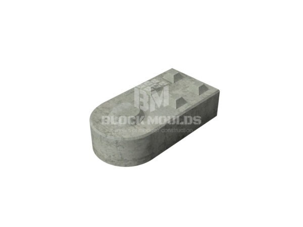 beton block round shape 160x80x40