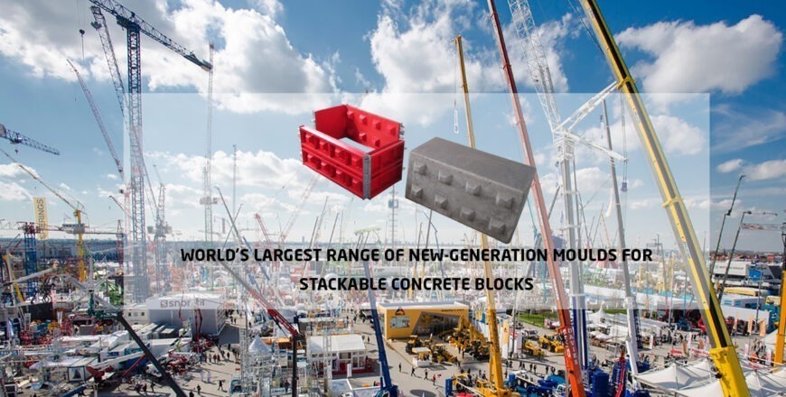 Bauma 2022 concrete block moulds
