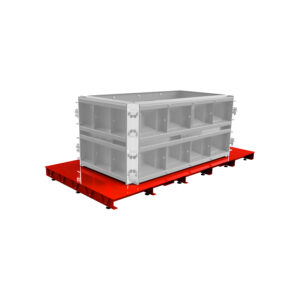 Gusstisch für Betonblockformen 2000 cm