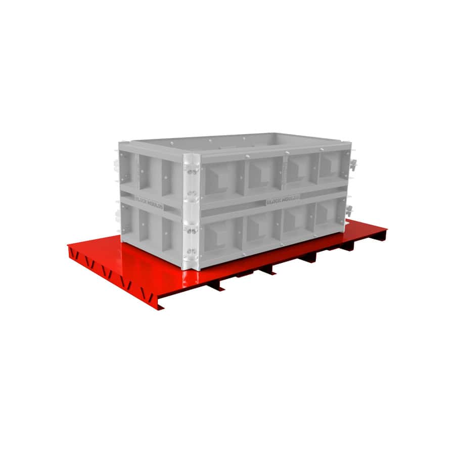 Casting table for concrete blocks 2200cm