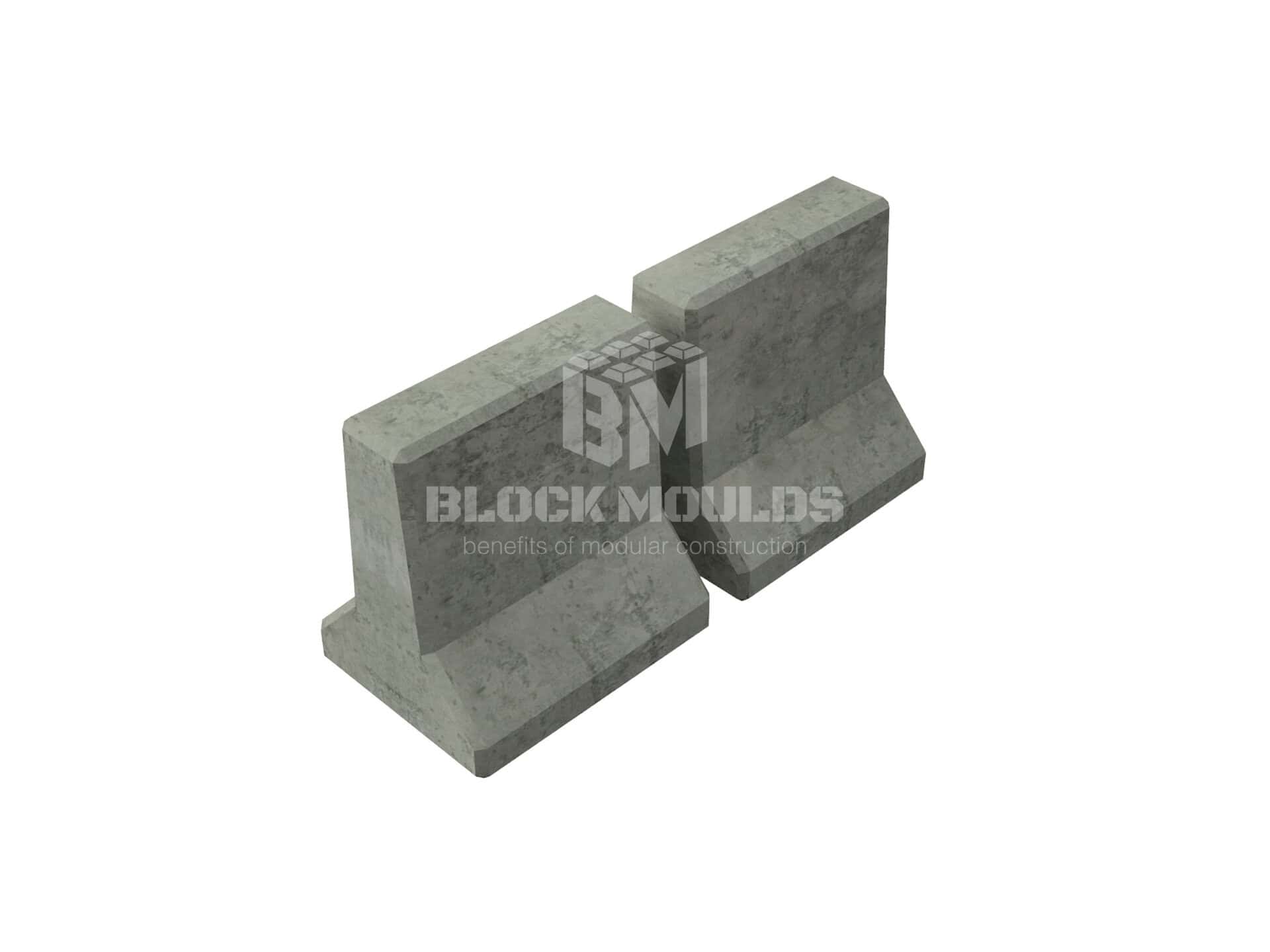 jersey barrier block wide divider