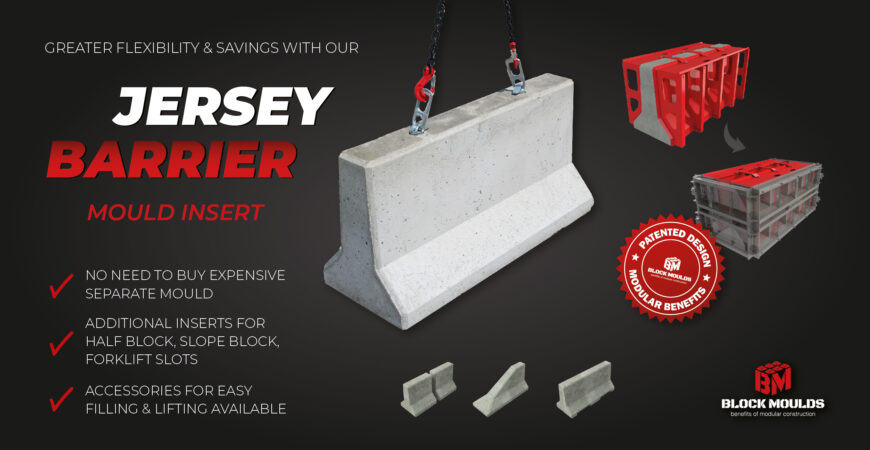 Jersey barrier mould