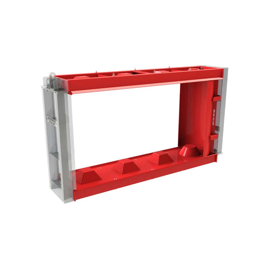 mould for round concrete lego block 160x40x80