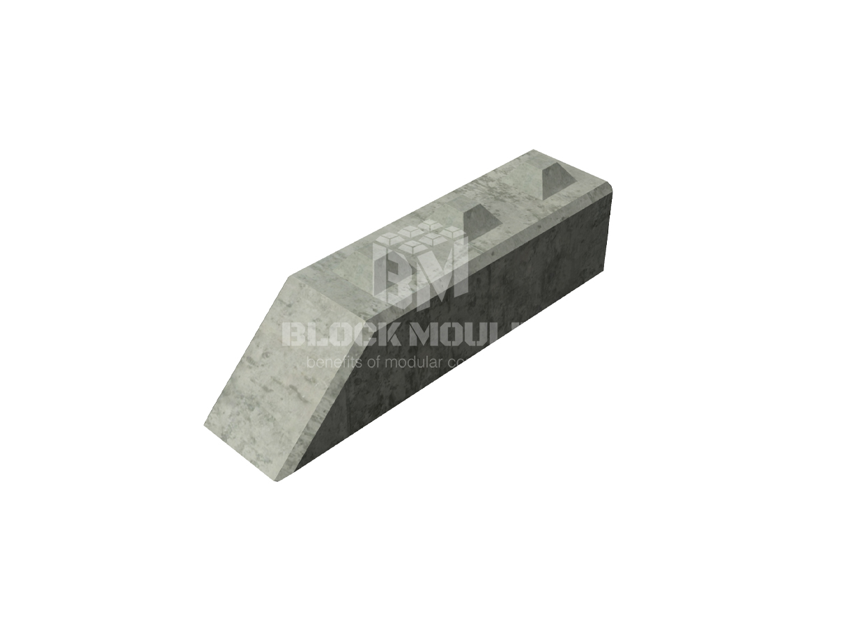 slope concrete lego block 120x30x30