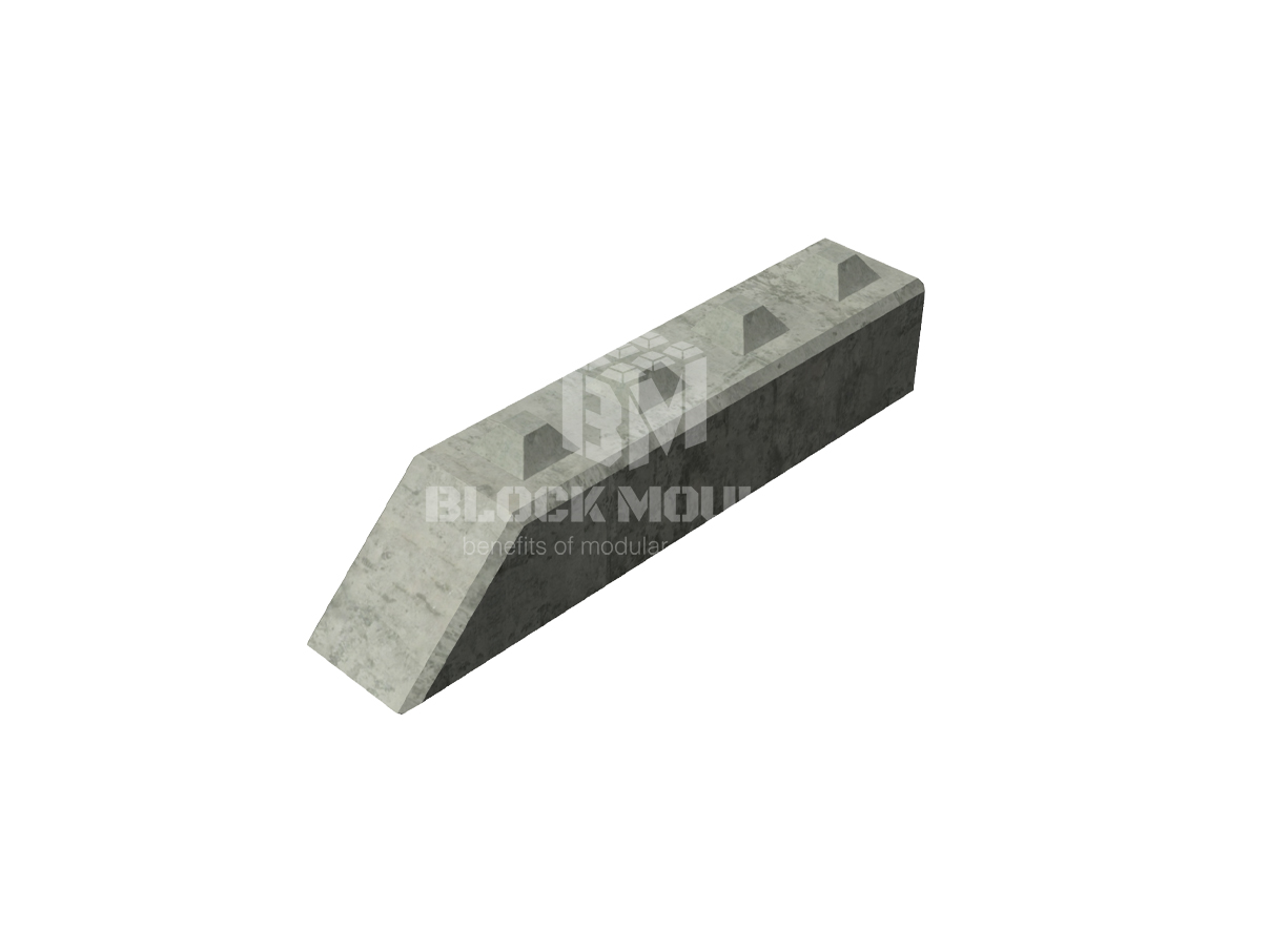 slope concrete lego block 150x30x30