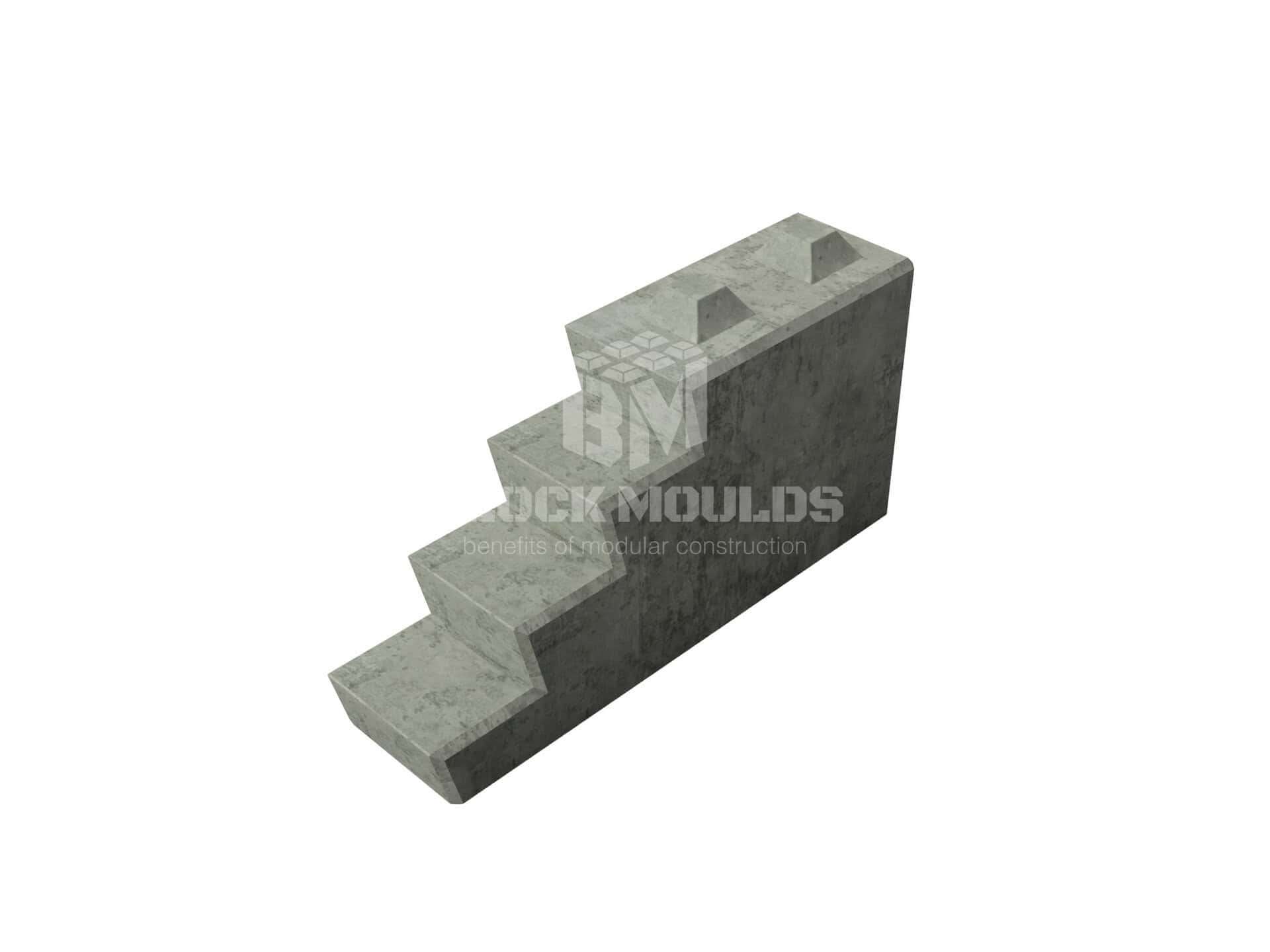 concrete lego block with stairs 160x40x80