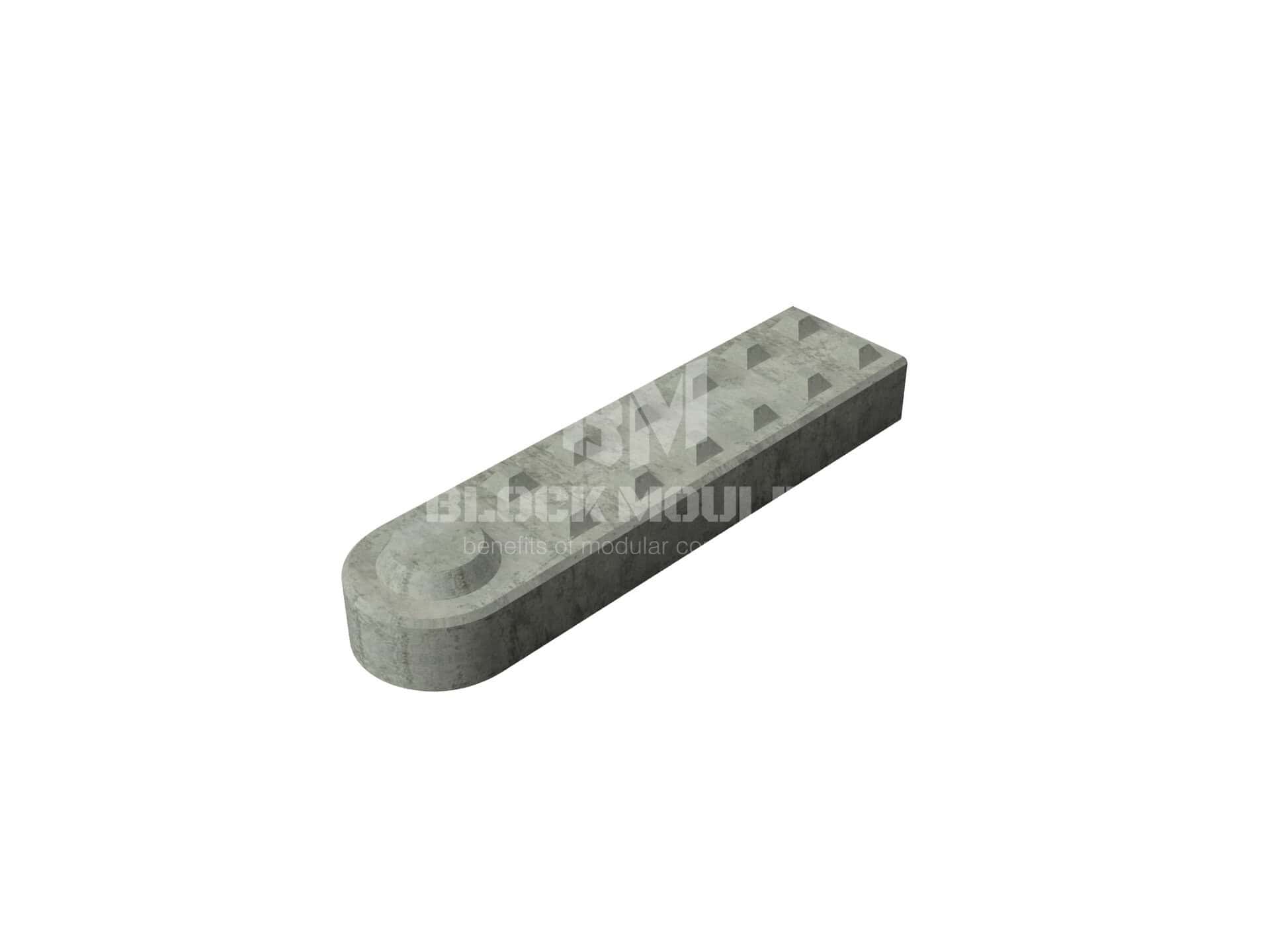 concrete round lego block 240x60x30